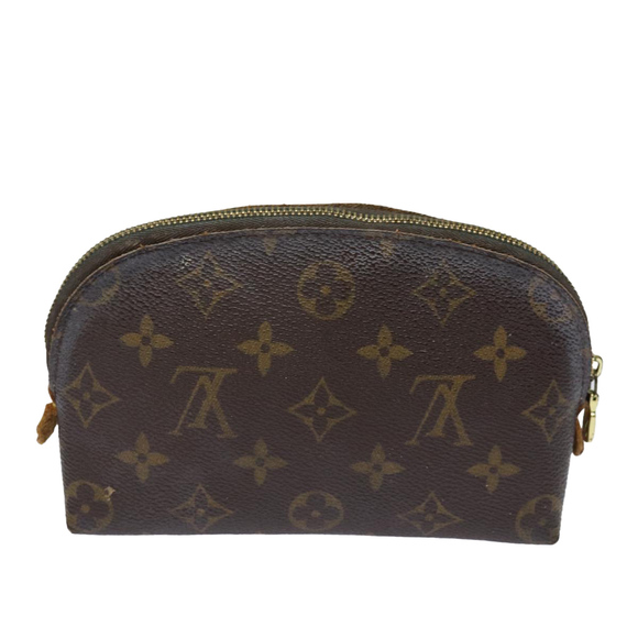 LOUIS VUITTON Monogram Pochette Cosmetic PM Cosmetic Pouch M47515 LV Auth 78301 - Picture 2 of 16